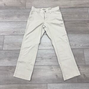 Lee Pants Womens 6 Petite Brown Tan Beige Chino Trousers Comfort Stretch Flex